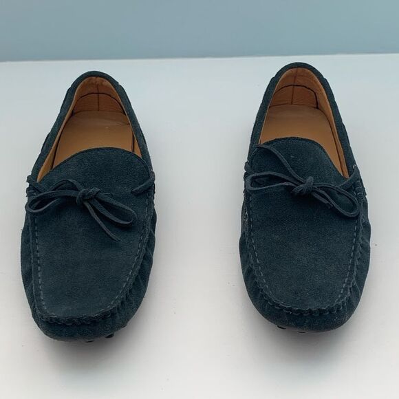 Men's Tod’s Blue Suede Loafers - Picture 2 of 9